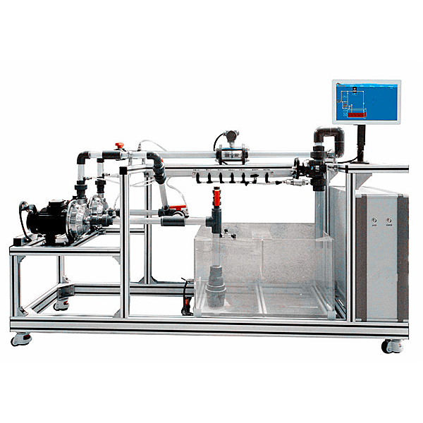 离心泵综合实验装置,串并联离心泵测试实训台