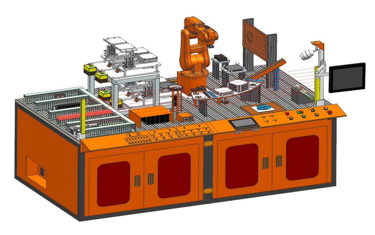 中人ZRJQR-YW工业机器人操作与运维实训平台(图1) 中人ZRJQR-YW工业机器人操作与运维实训平台(图1)